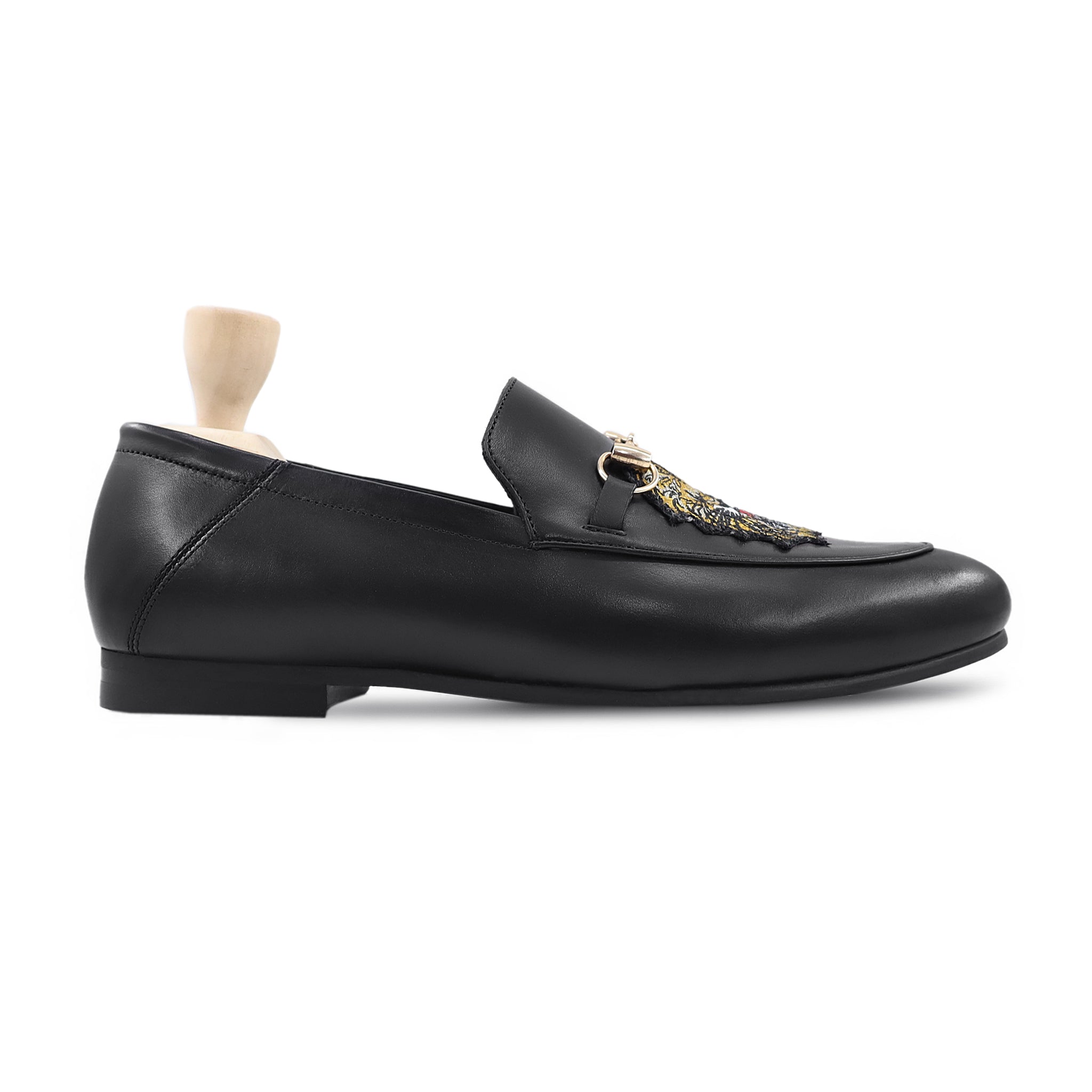 Talan - Men's Black Calf Leather Loafer