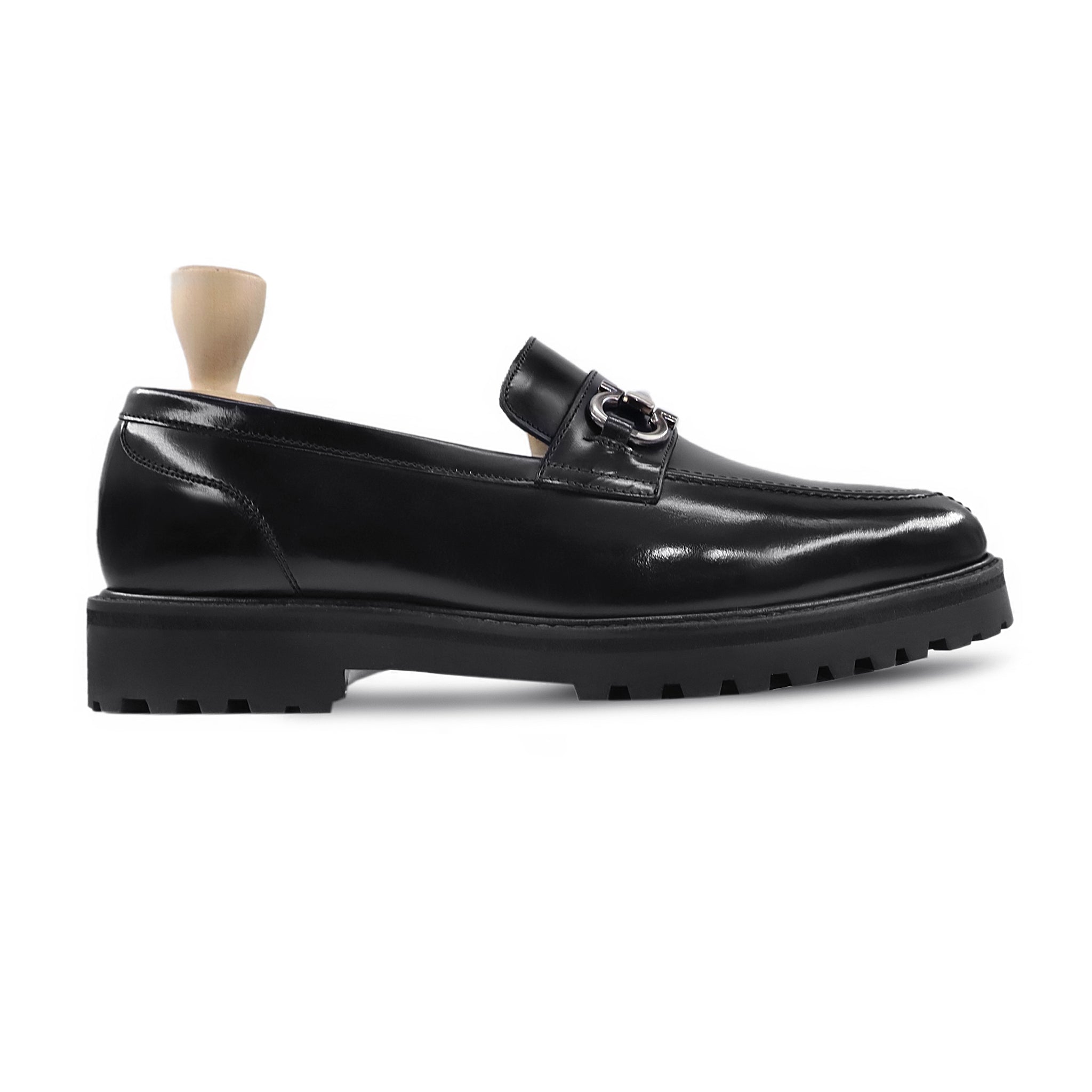 Suffolk - Black Box Leather High Shine Loafer