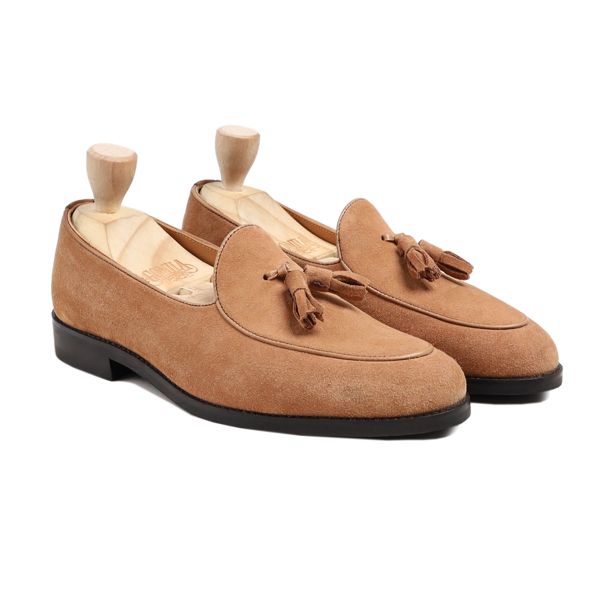 Floyce - Men's Tan Kid Suede Loafer