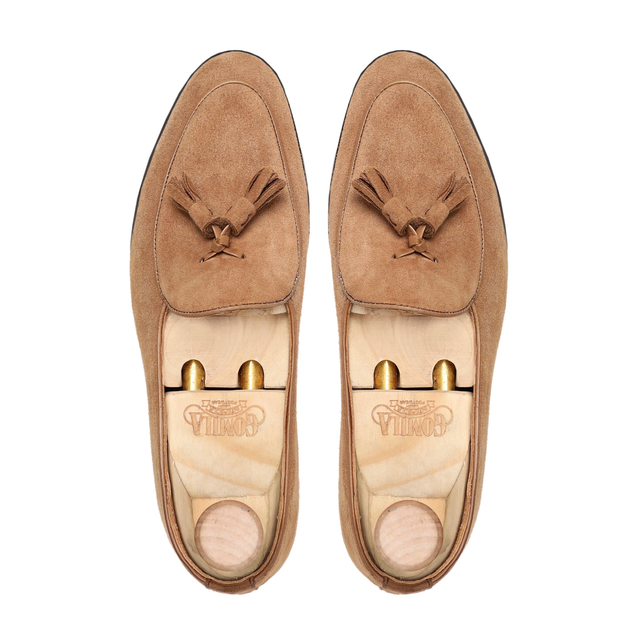 Floyce - Men's Tan Kid Suede Loafer