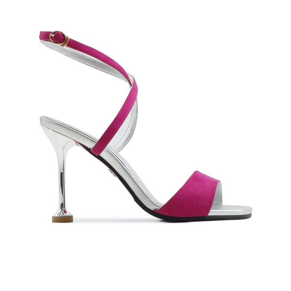 Anna - Women's Fuchsia Strapped Heels