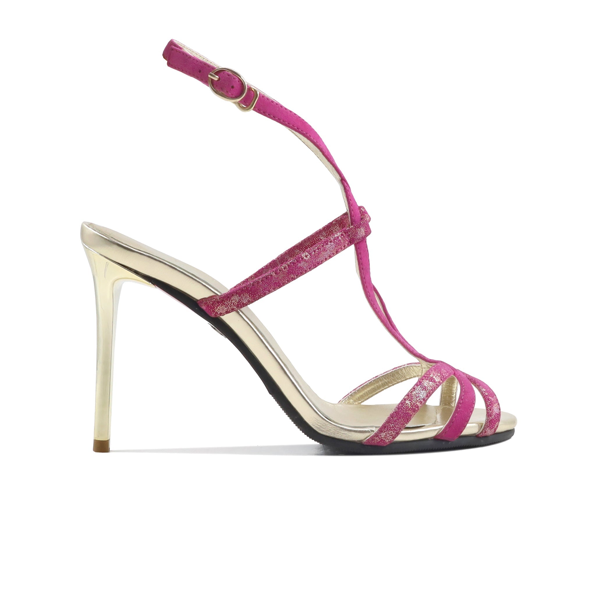 Luana - Women's Pink Strapped Heels