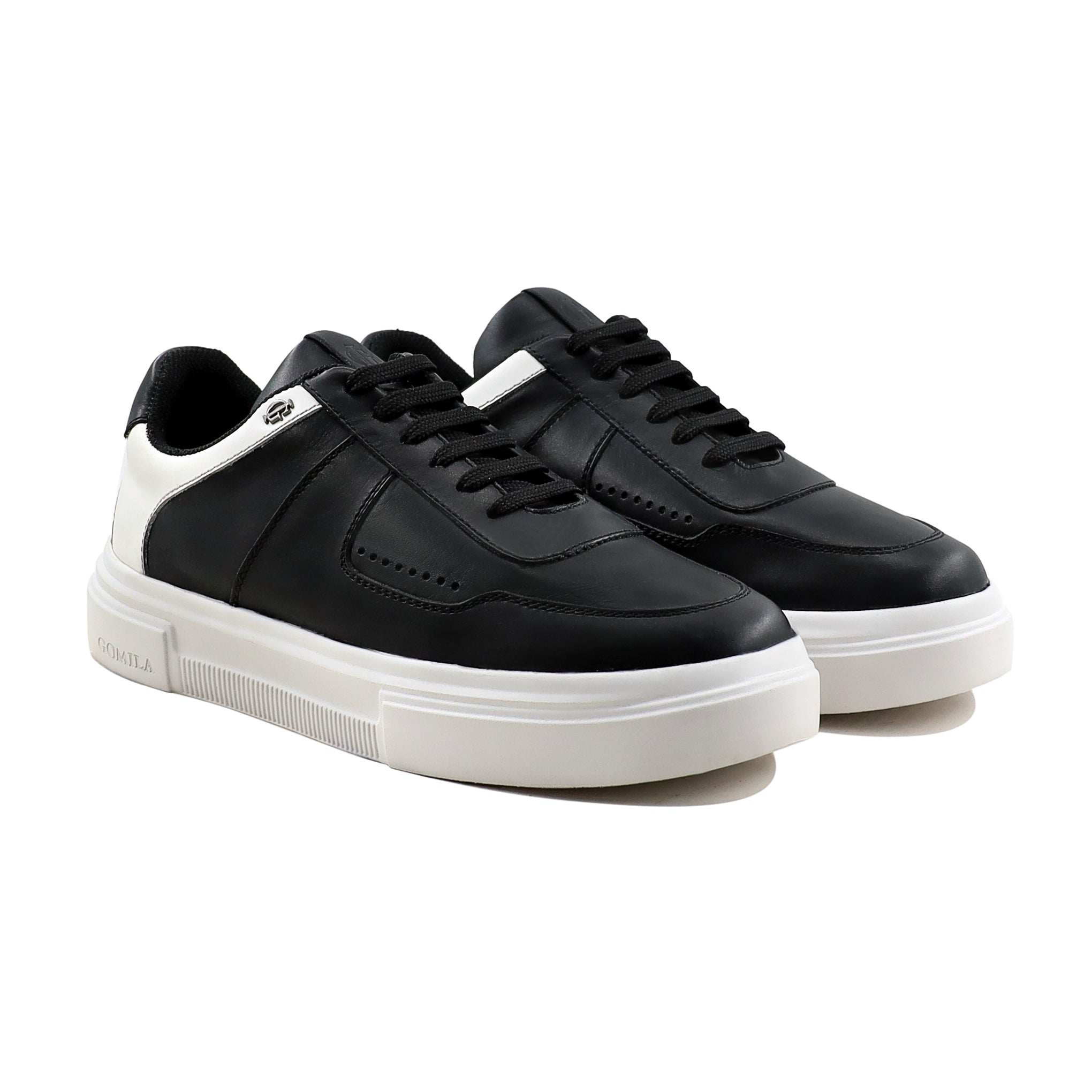 Lampard - Men's Black and White Sneaker