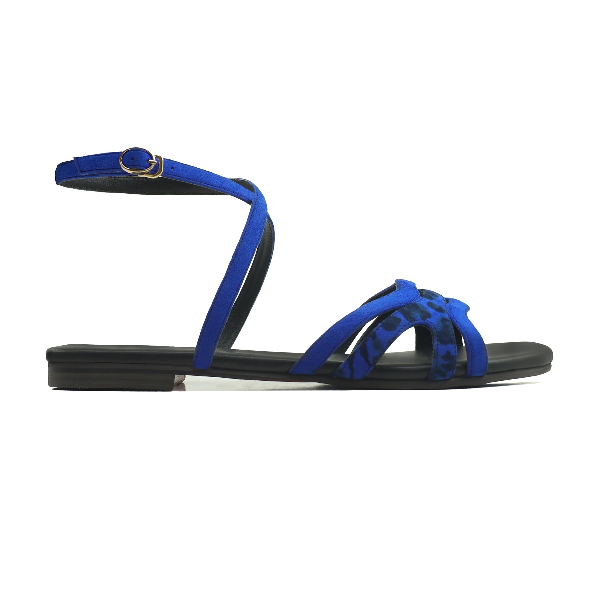 Lucia - Women's Blue Strapped Sandal