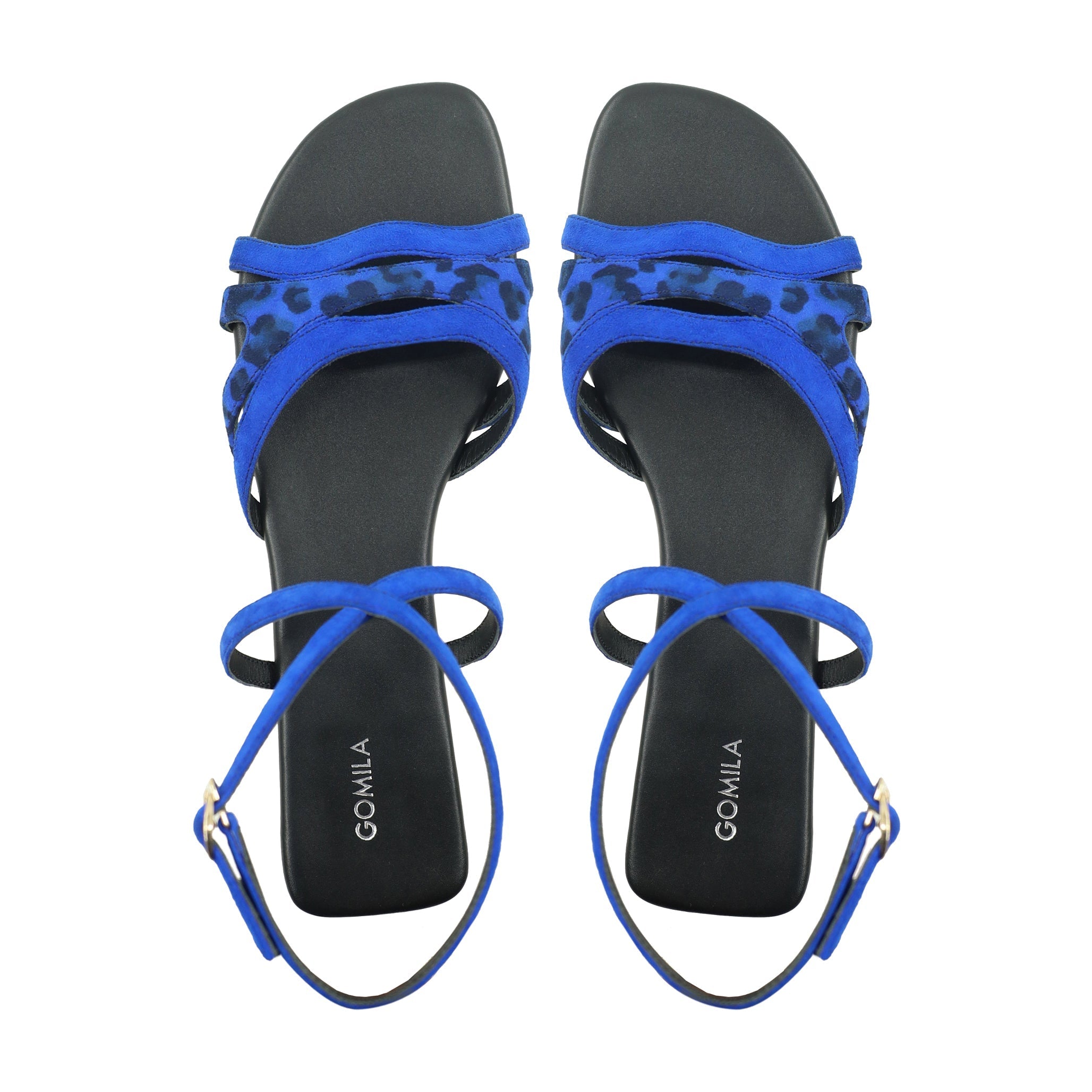 Lucia - Women's Blue Strapped Sandal