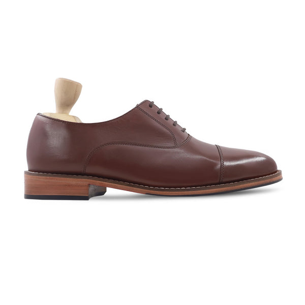 Oswald - Men's Brown Calf Leather Oxford Shoe