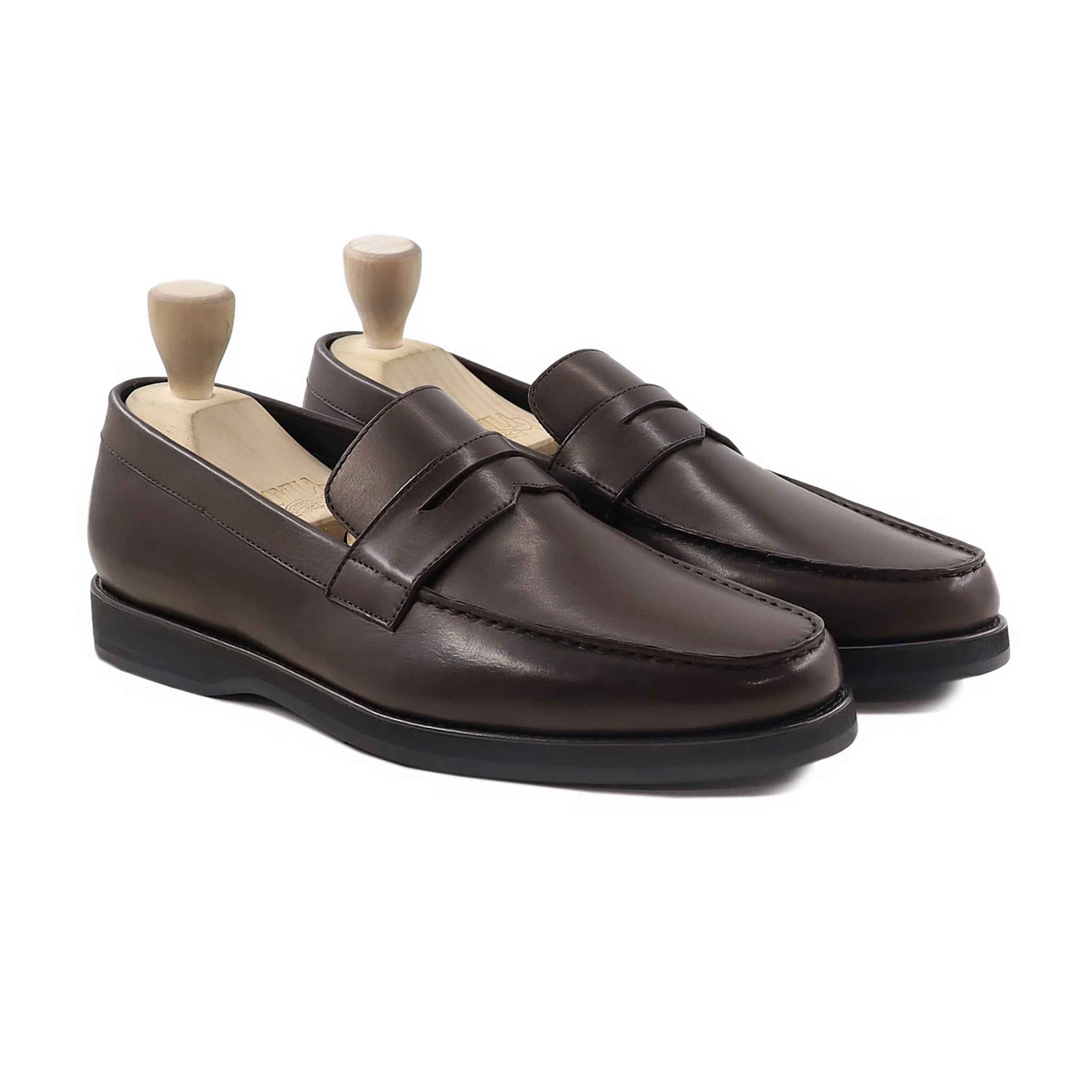 Viviana - Men's Dark Brown Calf Leather Loafer