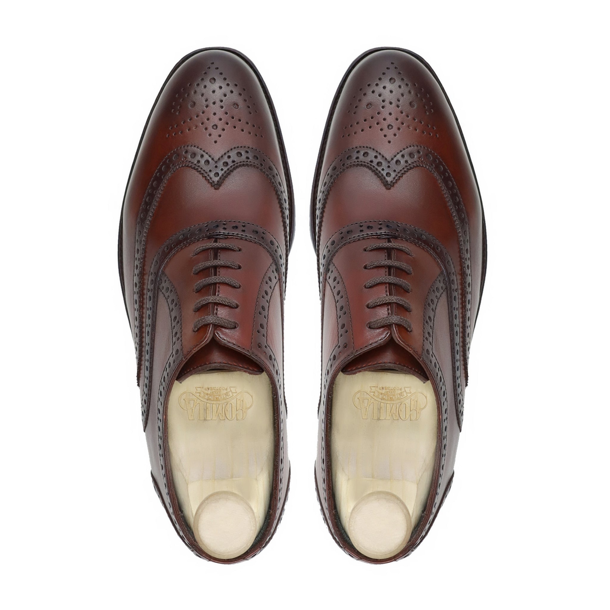 Worchester - Men's Reddish Brown Calf Leather Oxford Shoe