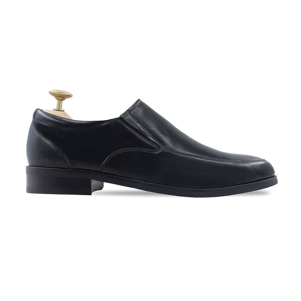 Evita - Men's Black Calf Leather Loafer