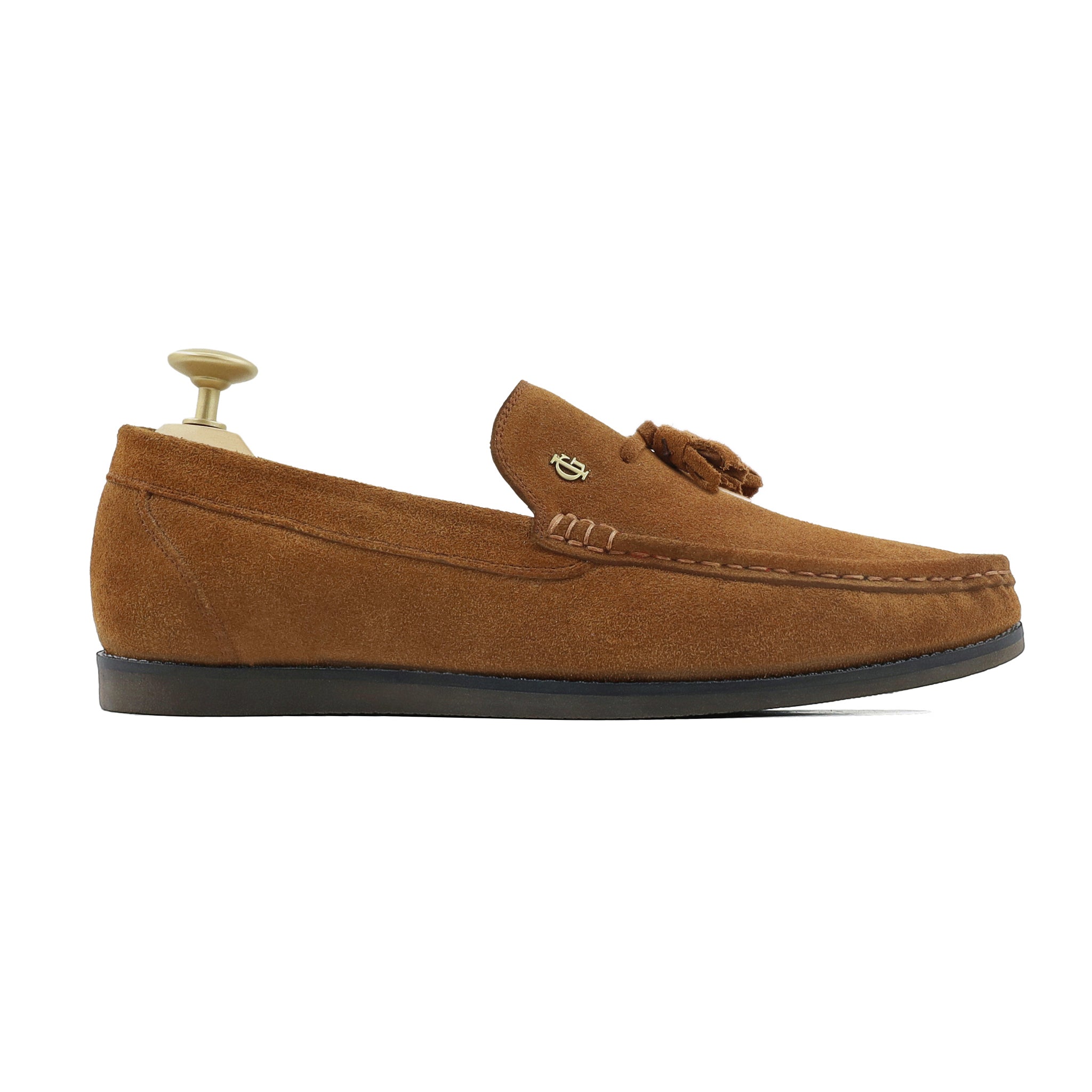 Recife - Men's Cognac Suede Loafer