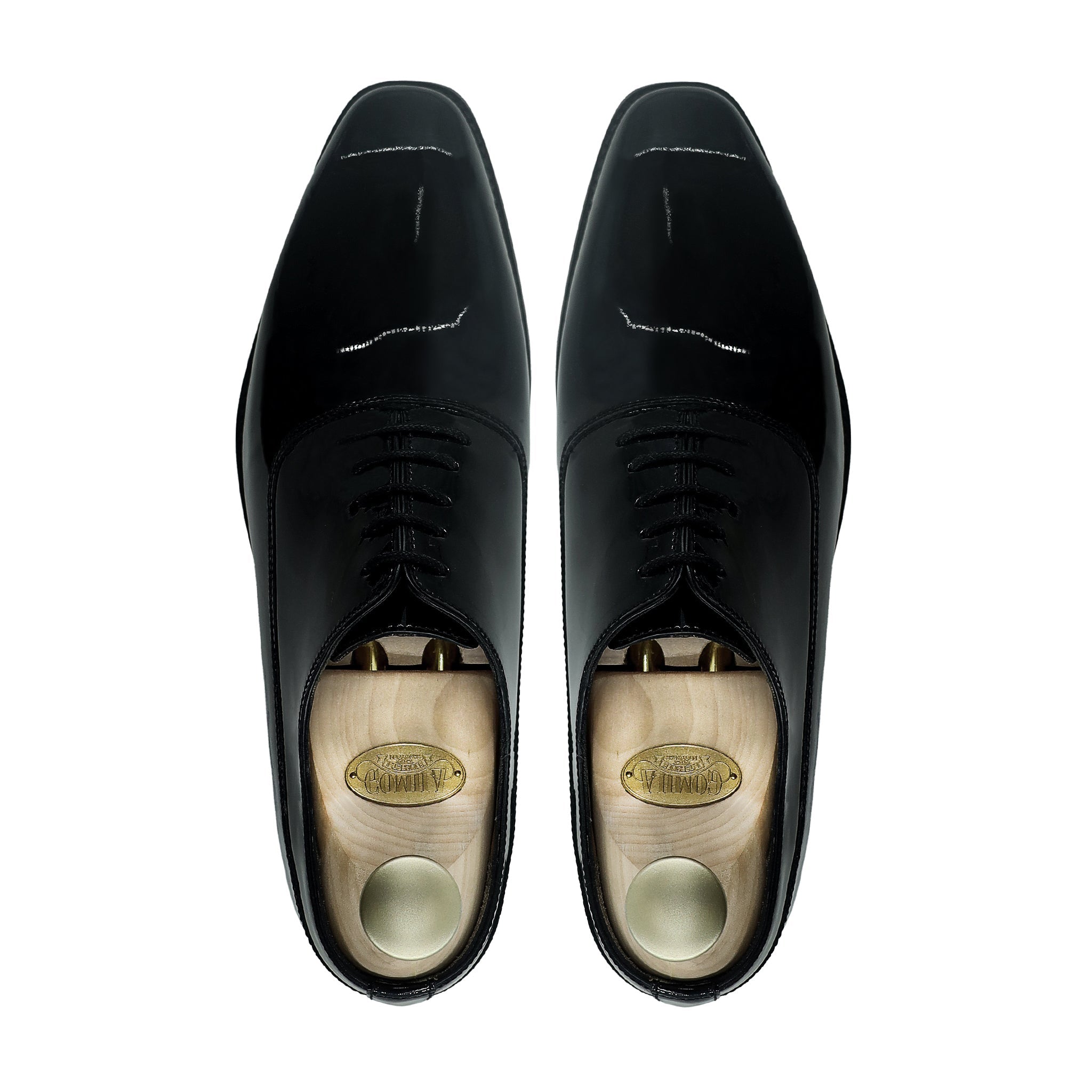 Carisa - Men's Black Patent Leather Oxford Shoe