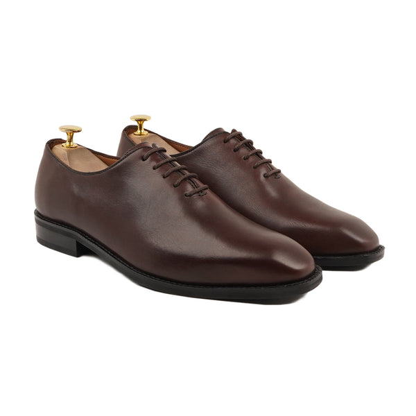 Hammer - Men's Dark Brown Calf Leather Wholecut Shoe