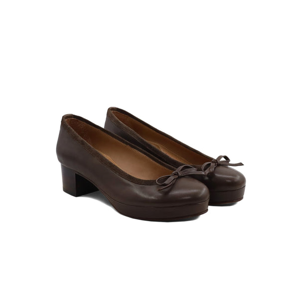 Katrak - Ladies Dark Brown Calf Leather Loafer